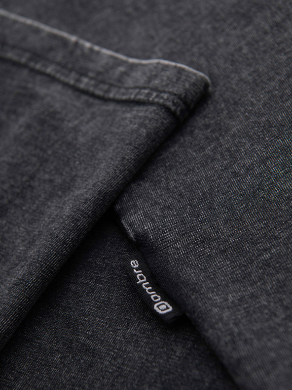 Ombre Clothing Pánské tričko s pracím efektem - černé V1 OM-TSWT-0116 Ombre Clothing