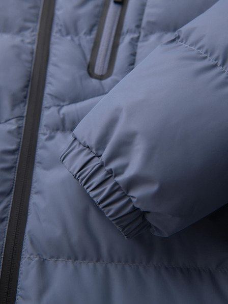 Ombre Clothing Pánská zateplená prošívaná bunda s raglánovými rukávy - faded purple V6 OM-JAHP-0302 Ombre Clothing