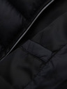 Ombre Clothing Pánská prošívaná klasická bunda se stojáčkem - černá V1 OM-JALP-0261 Ombre Clothing