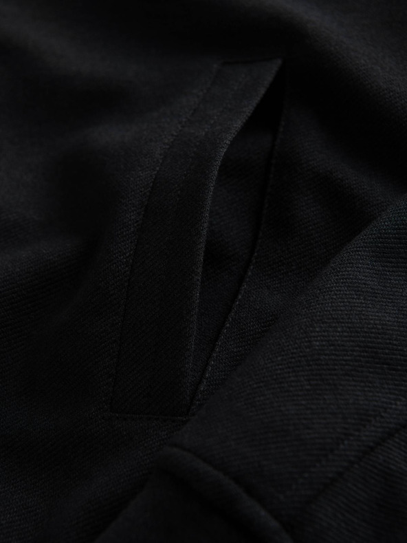 Ombre Clothing Pánská bunda bomber s raglánovými rukávy - černá V1 OM-JANP-0159 Ombre Clothing