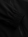 Ombre Clothing Pánská bunda s kapucí a vysokým límcem - černá V1 OM-JANP-0222 Ombre Clothing