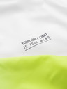 Ombre Clothing Pánská sportovní bunda s ombre efektem a reflexními prvky - bílá a limetková V1 C646 Ombre Clothing