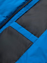 Ombre Clothing Pánská zateplená prošívaná bunda s raglánovými rukávy - modrá V2 OM-JAHP-0302 Ombre Clothing