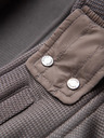 Ombre Clothing Pánská bunda s vysokým límcem a fleecovým vnitřkem - ash V2 C645 Ombre Clothing