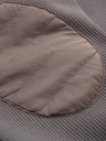 Ombre Clothing Pánská bunda s vysokým límcem a fleecovým vnitřkem - ash V2 C645 Ombre Clothing