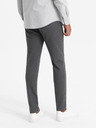 Ombre Clothing Pánské pletené kalhoty s elastickým pasem - tmavě šedé V2 OM-PACP-0116 Ombre Clothing