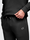 Ombre Clothing Pánská tepláková souprava mikina se stojáčkem + kalhoty jogger - černá V1 Z117 Ombre Clothing