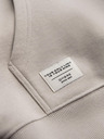 Ombre Clothing Pánská mikina BASIC s klokankou a kapucí - světle béžová V1 B1674 Ombre Clothing