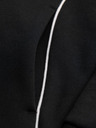 Ombre Clothing Pánská mikina s kontrastním prošíváním a kapucí - černá V1 OM-SSNZ-0250 Ombre Clothing