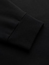 Ombre Clothing Pánská mikina s kontrastním prošíváním a kapucí - černá V1 OM-SSNZ-0250 Ombre Clothing