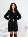 Edoti Módní dámský kabát CLR042 - černý EDOTI