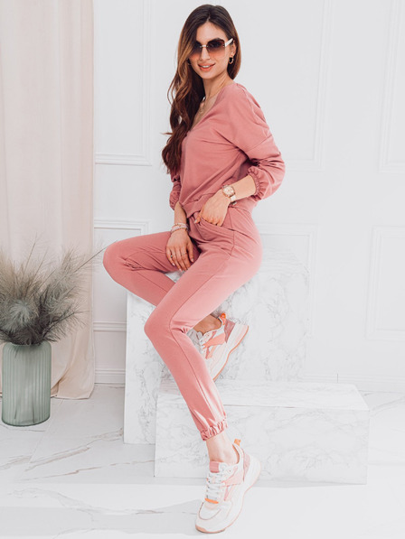 Edoti Dámská mikina s kapucí 014TLR - růžová EDOTI