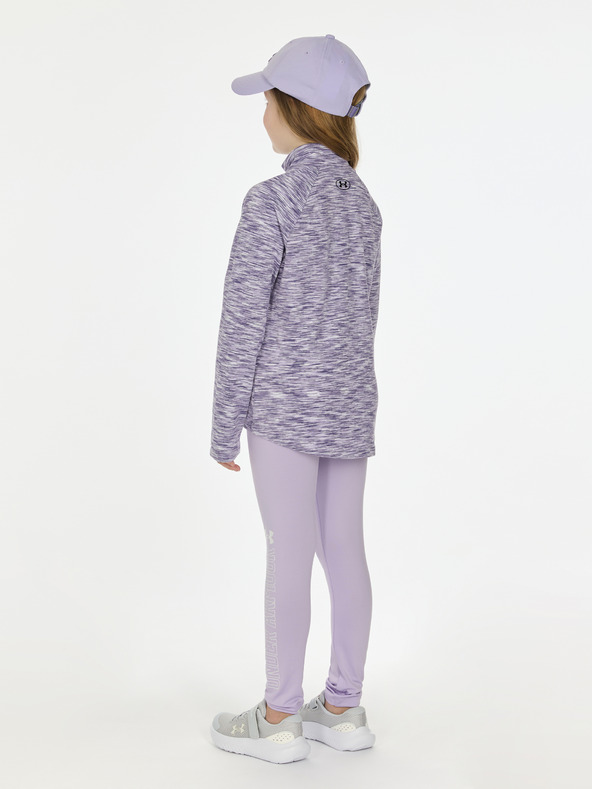 Under Armour Dívčí set Under Armour UA 1/4 ZIP LEGGING SET-PPL