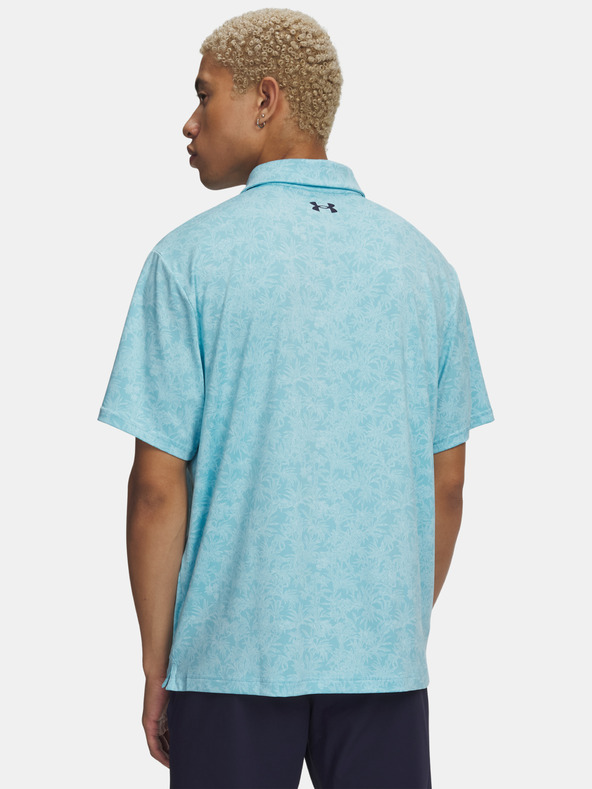 Under Armour Pánské tričko Under Armour UA Playoff 3.0 Printed Polo-BLU
