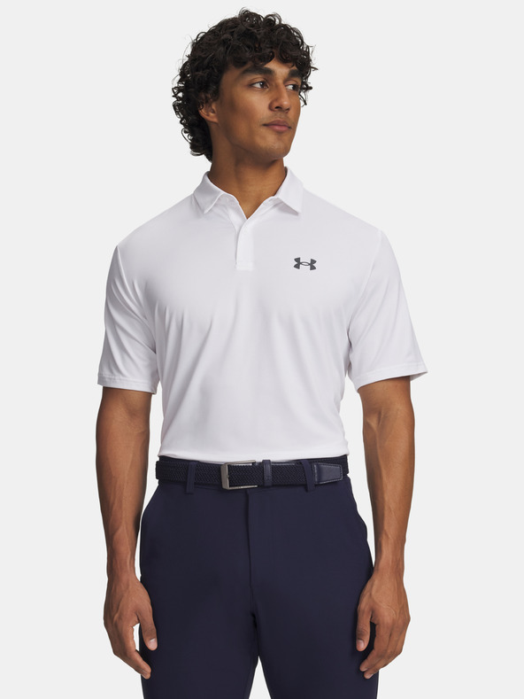 Under Armour Pánské tričko Under Armour UA Matchplay Polo-WHT