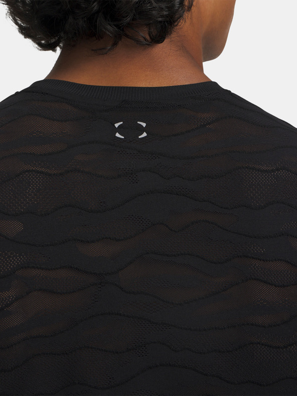 Under Armour Pánské tričko Under Armour UA Halo Jacquard LS-BLK