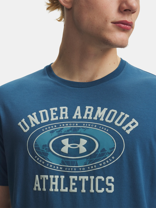 Under Armour Pánské tričko Under Armour UA M 60/40S ARMOR GLOBE SS-BLU