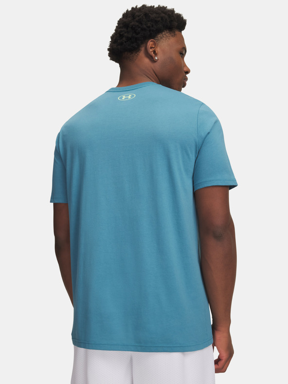 Under Armour Pánské tričko Under Armour UA TEAM ISSUE WORDMARK SS-BLU