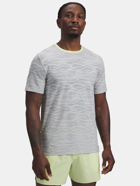 Under Armour Pánské tričko Under Armour UA Halo Jacquard SS-WHT
