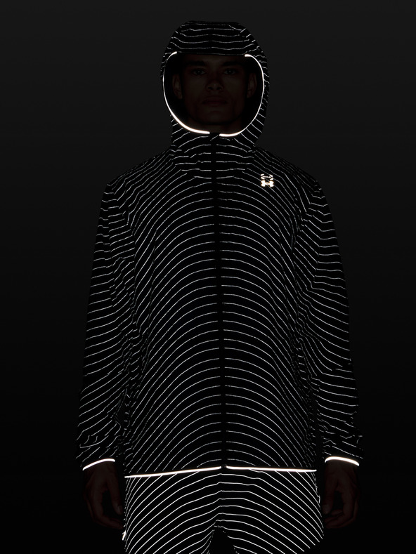 Under Armour Pánská bunda Under Armour UA Halo Run ReflectiveJacket-GRY