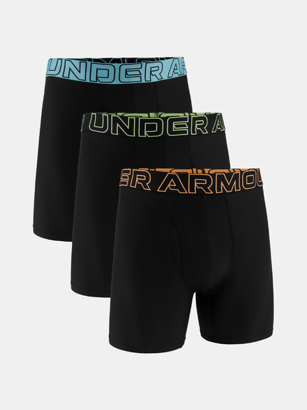 Under Armour Pánské boxerky Under Armour Ua Performance Tech - Solid 6in - 3pk