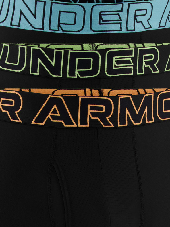 Under Armour Pánské boxerky Under Armour Ua Performance Tech - Solid 6in - 3pk