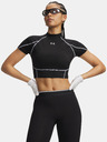 Under Armour Dámské tričko Under Armour HeatGear Elite Crop Mck SS-BLK