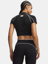 Under Armour Dámské tričko Under Armour HeatGear Elite Crop Mck SS-BLK