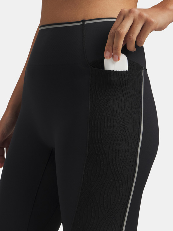 Under Armour Dámské legíny Under Armour UA Halo Jacquard Legging-BLK