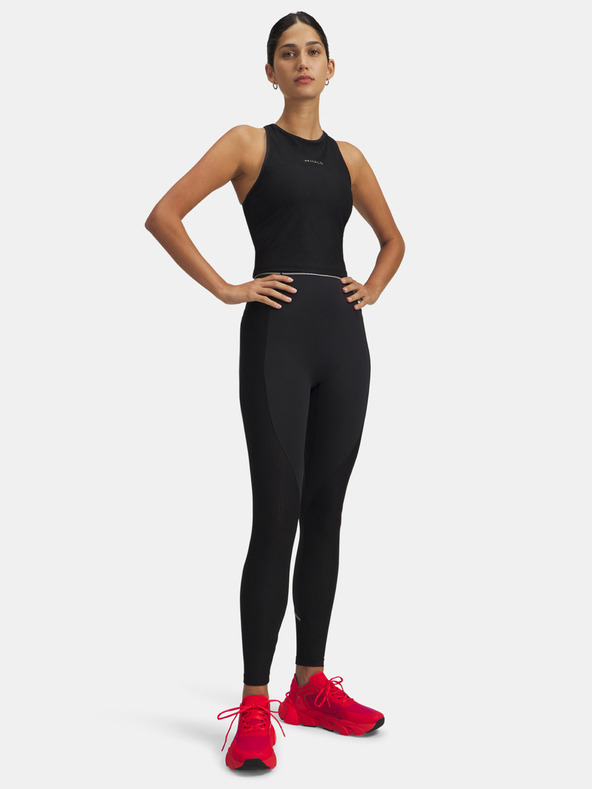 Under Armour Dámské legíny Under Armour UA Halo Jacquard Legging-BLK