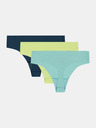 Under Armour Dámské tanga Under Armour Ua Pure Stretch No Show Thong -Solid -