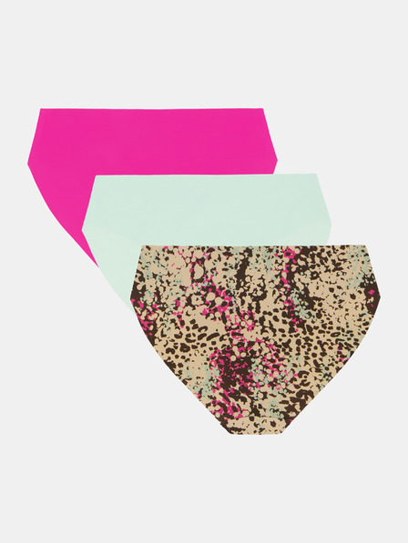 Under Armour Dámské kalhotky Under Armour Ua Pure Stretch No Show Bikini-Print -