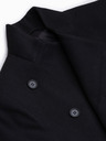 Ombre Clothing Černý pánský kabát Ombre Clothing C501