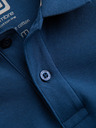 Ombre Clothing Tmavě modré pánské basic polo tričko Ombre Clothing