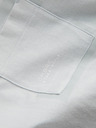 Ombre Clothing Světle šedé pánské tričko Ombre Clothing