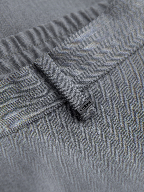 Ombre Clothing Šedé pánské chino kalhoty Ombre Clothing