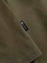 Ombre Clothing Khaki pánské basic tričko Ombre Clothing