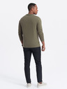 Ombre Clothing Khaki pánské basic tričko Ombre Clothing