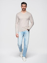 Ombre Clothing Béžové pánské basic tričko Ombre Clothing