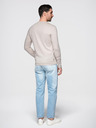Ombre Clothing Béžové pánské basic tričko Ombre Clothing