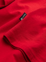 Ombre Clothing Červené pánské basic tričko Ombre Clothing