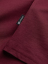 Ombre Clothing Vínové pánské basic tričko Ombre Clothing