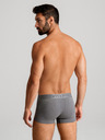 Ombre Clothing Sada tří pánských boxerek v šedé, bílé a černé barvě Ombre Clothing