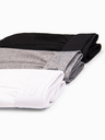 Ombre Clothing Sada tří pánských boxerek v šedé, bílé a černé barvě Ombre Clothing