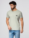 Ombre Clothing Pánské volnočasové tričko s kapsičkou Ombre Clothing zelená