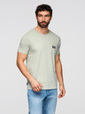 Ombre Clothing Pánské volnočasové tričko s kapsičkou Ombre Clothing zelená