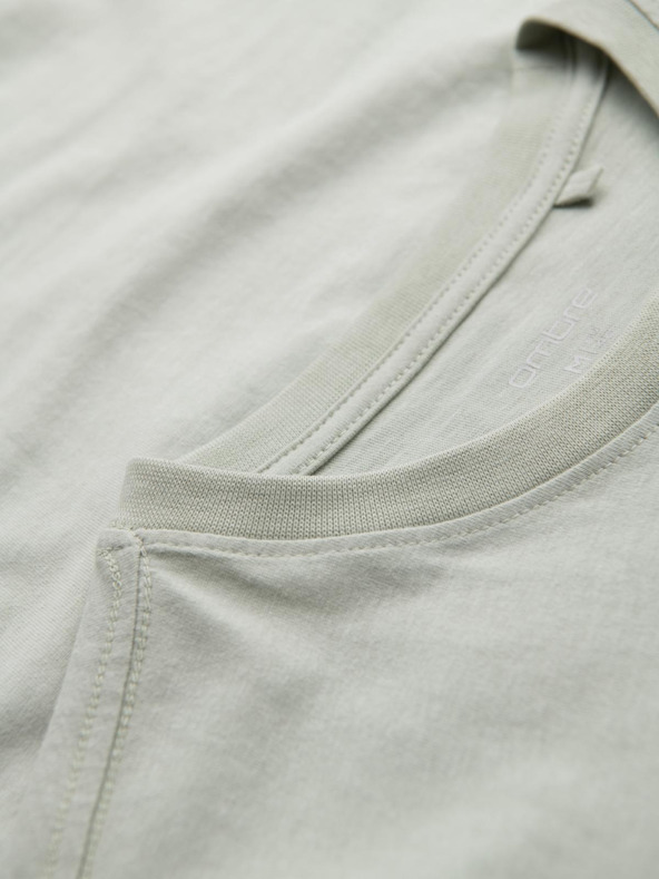 Ombre Clothing Pánské volnočasové tričko s kapsičkou Ombre Clothing zelená