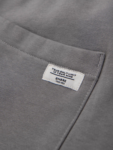 Ombre Clothing Šedé pánské tepláky Ombre Clothing