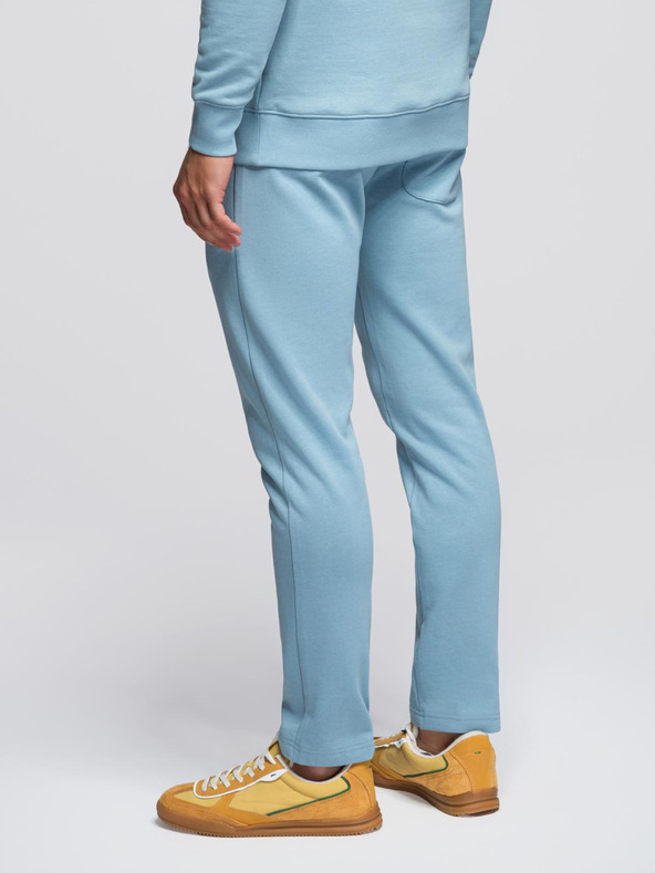 Ombre Clothing Světle modré pánské tepláky Ombre Clothing