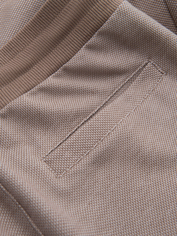 Ombre Clothing Světle hnědé pánské tepláky Ombre Clothing